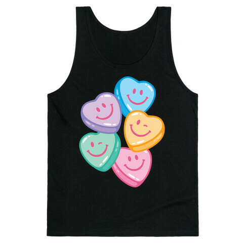 Smiley Candy Hearts Tank Top