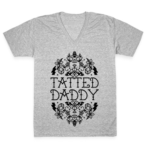 Tatted Daddy V-Neck Tee Shirt