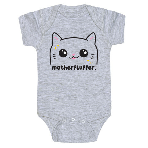 Cuss Cat Motherfluffer Baby One-Piece