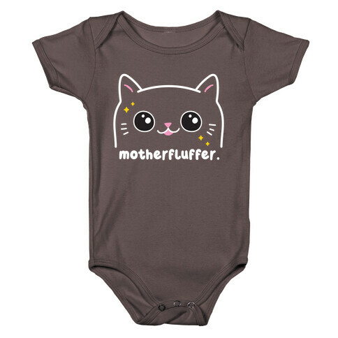 Cuss Cat Motherfluffer Baby One-Piece