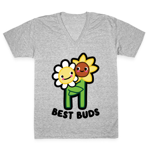 Best Buds (Flower Friends) V-Neck Tee Shirt