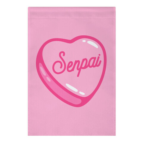 Senpai Candy Heart Garden Flag