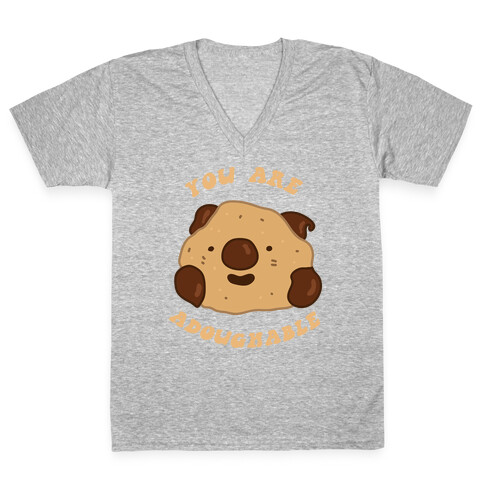 You Are Adoughable Cookie Dough Wad V-Neck Tee Shirt