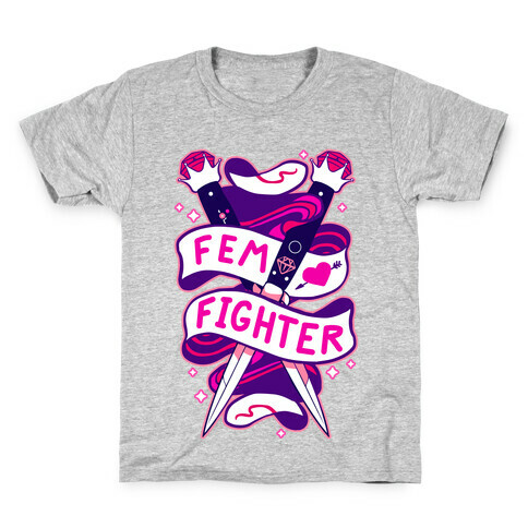 Fem Fighter Kids T-Shirt