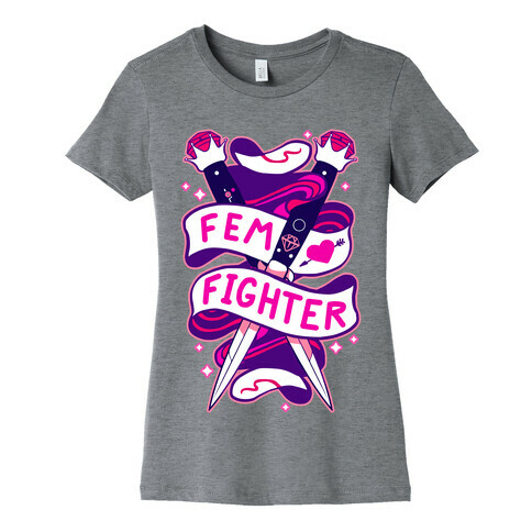 Fem Fighter Womens T-Shirt