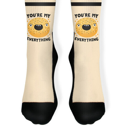 You're My Everything Bagel Sock