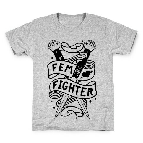 Fem Fighter Kids T-Shirt