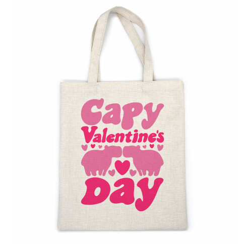 Capy Valentine's Day Capybara Parody Casual Tote