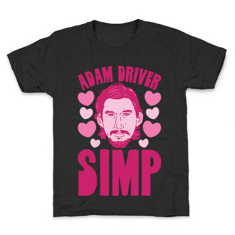 Adam Driver Simp Parody Kids T-Shirt