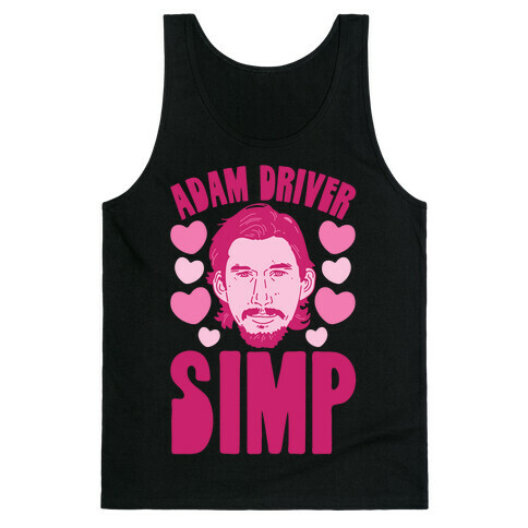 Adam Driver Simp Parody Tank Top