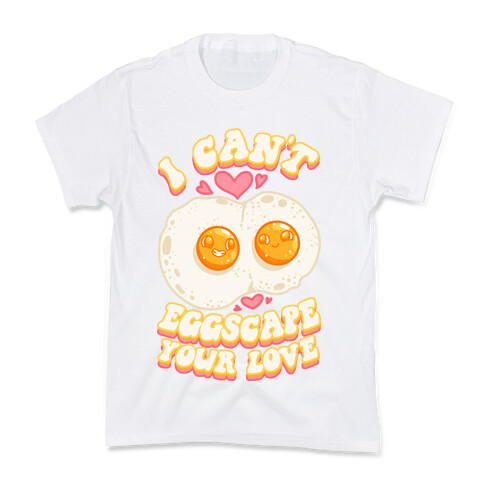 I Can't Eggscape Your Love Kids T-Shirt