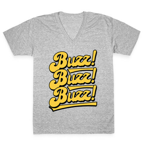 Buzz Buzz Buzz V-Neck Tee Shirt
