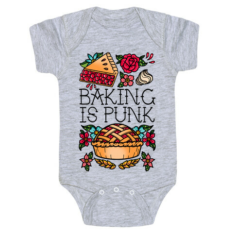 Baking Is Punk Baby One-Piece