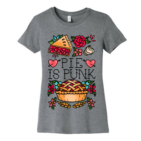 Pie Is Punk Womens T-Shirt