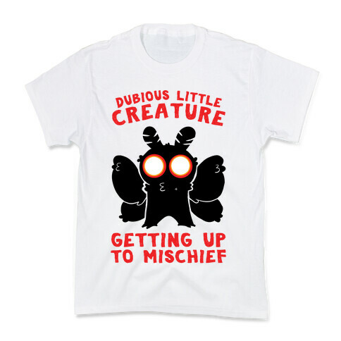 Dubious Little Creature Mothman Kids T-Shirt