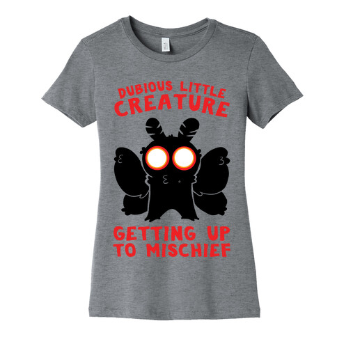 Dubious Little Creature Mothman Womens T-Shirt