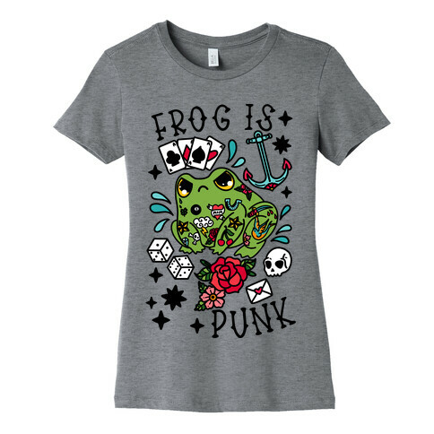 Frog Is Punk Womens T-Shirt