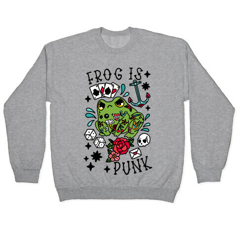 Frog Is Punk Pullover