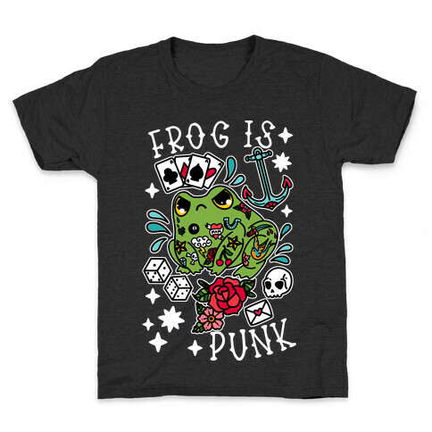 Frog Is Punk Kids T-Shirt