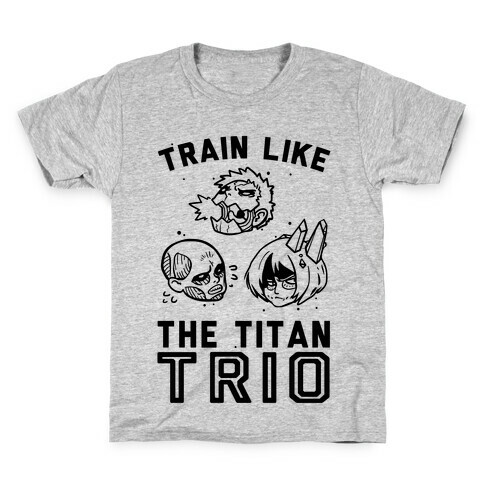 Train Like The Titan Trio Kids T-Shirt