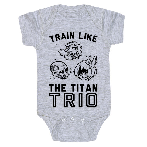 Train Like The Titan Trio Baby One-Piece