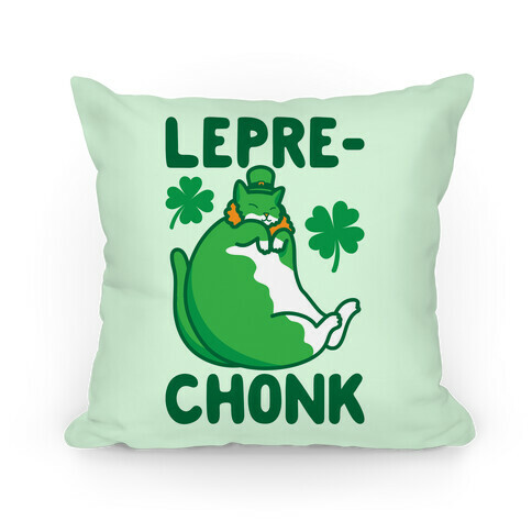 LepreCHONK Cat Pillow