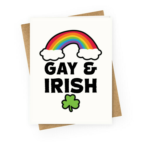 Gay & Irish Greeting Card
