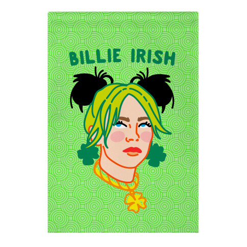 Billie Irish Parody Garden Flag