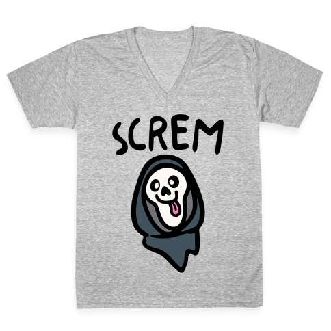 Screm Derpy Parody V-Neck Tee Shirt