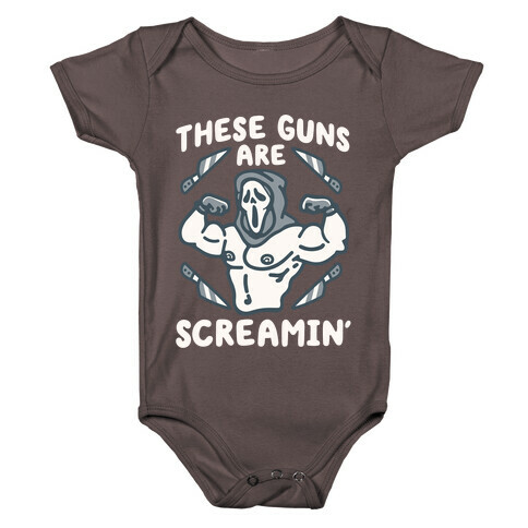These Guns Are Screamin' Parody Baby One-Piece