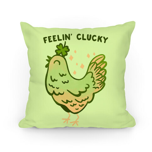 Feelin' Clucky St. Patrick's Day Chicken Pillow