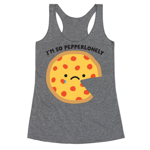 Pepperlonely Pizza Racerback Tank Top