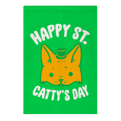 Happy St. Catty's Day Garden Flag