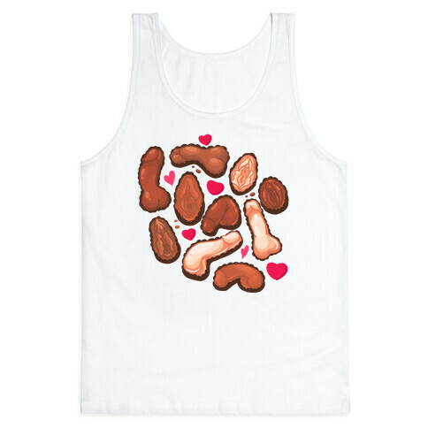 NSFW Valentine's Chocolates Pattern Tank Top