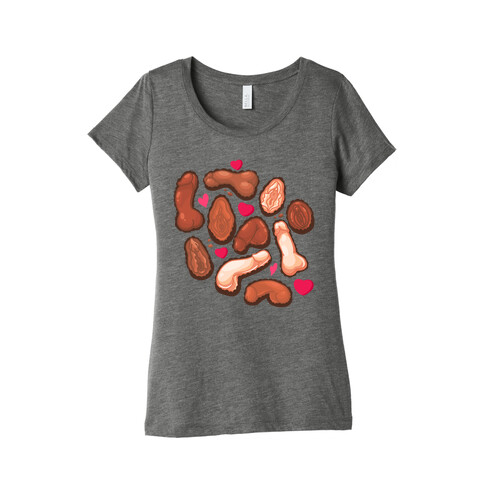 NSFW Valentine's Chocolates Pattern Womens T-Shirt