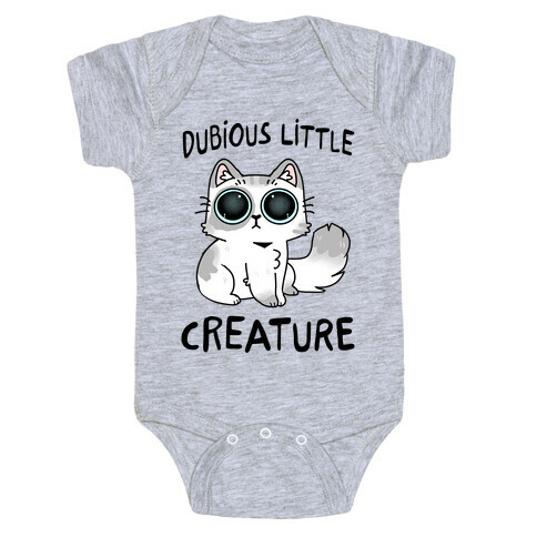 Dubious Little Creature Cat Baby One-Piece