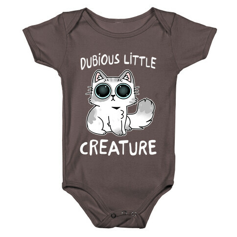 Dubious Little Creature Cat Baby One-Piece