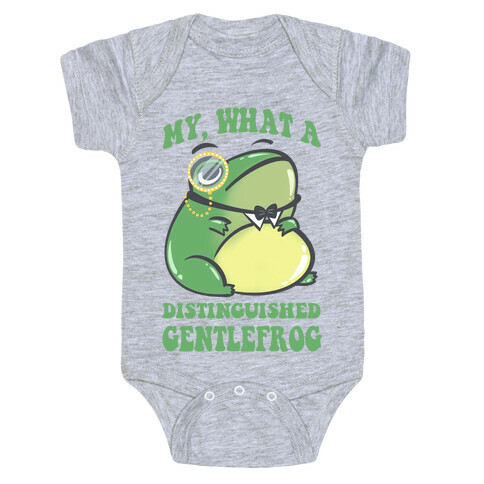 My, What A Distinguished Gentlefrog Baby One-Piece