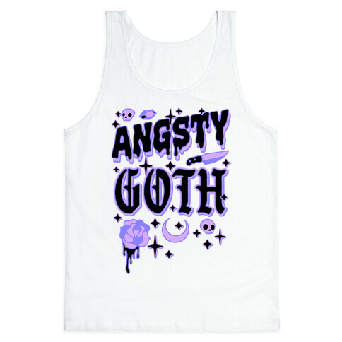 Angsty Goth  Tank Top