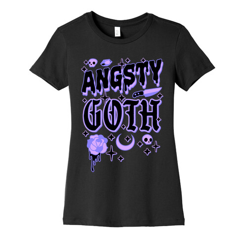 Angsty Goth  Womens T-Shirt