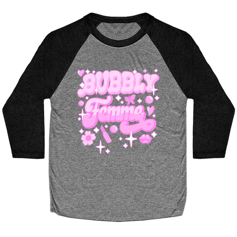 Bubbly Femme Baseball Tee