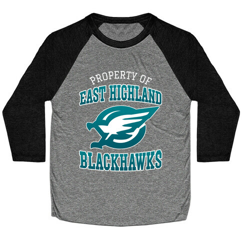 East Highland Blackhawks Euphoria Parody  Baseball Tee