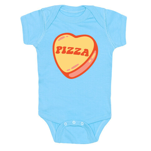 Pizza Candy Heart Baby One-Piece