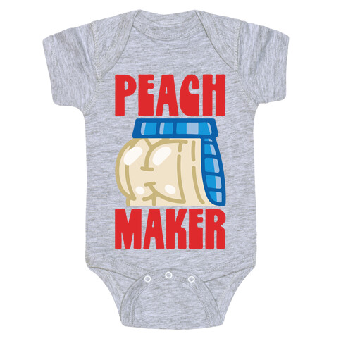 Peach Maker Parody Baby One-Piece