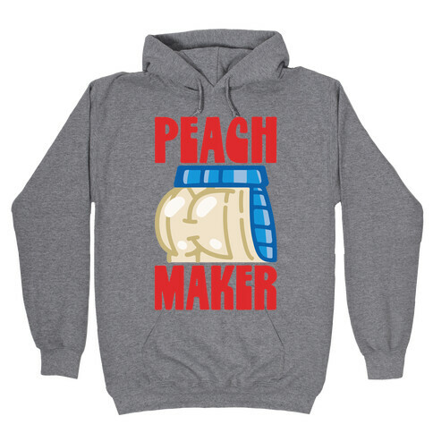 Peach Maker Parody Hooded Sweatshirt