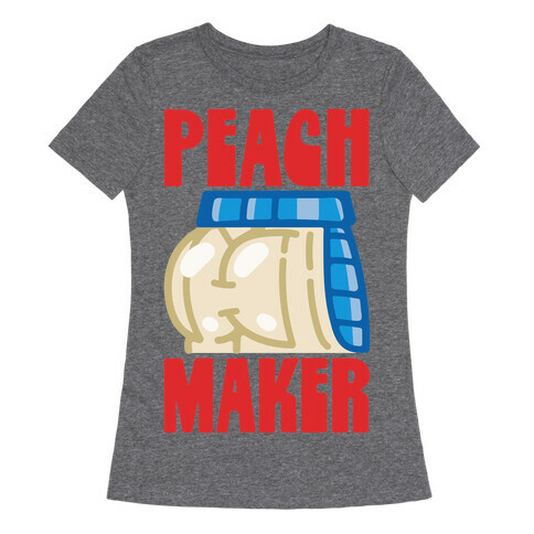 Peach Maker Parody Womens T-Shirt