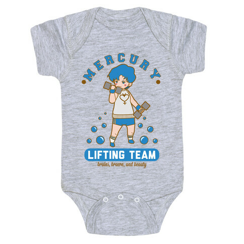 Mercury Lifting Team Parody Baby One-Piece