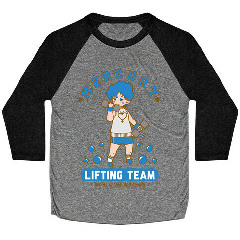 Mercury Lifting Team Parody Baseball Tee