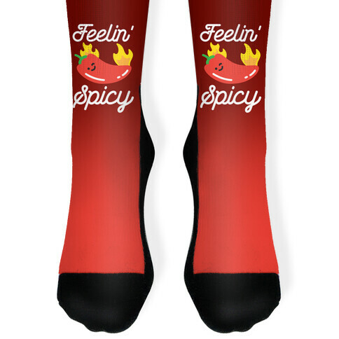 Feelin' Spicy Hot Chili Pepper Sock