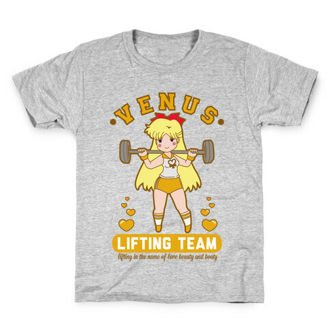 Venus Lifting Team Parody Kids T-Shirt